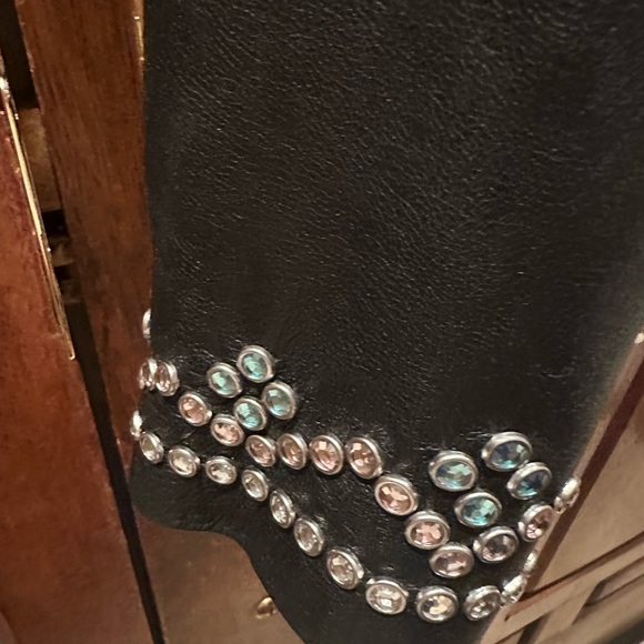 Cripple Creek women’s leather jacket with studs - Picture 4 of 8